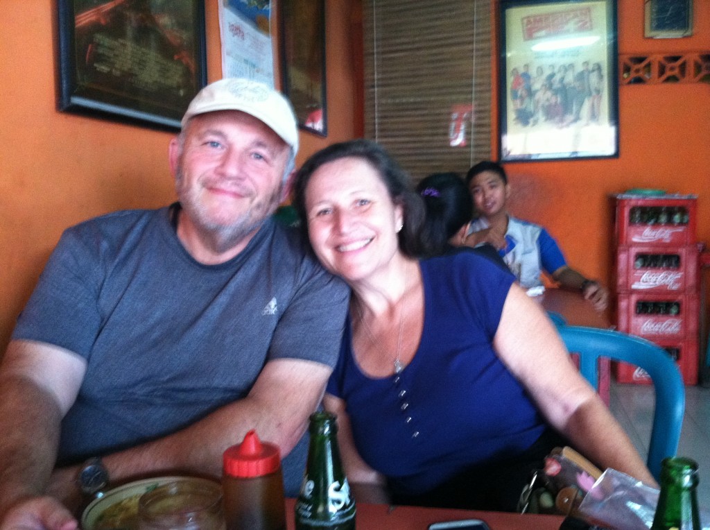 My beautifully wise, supportive, and mindful parents at my usual lunch spot.